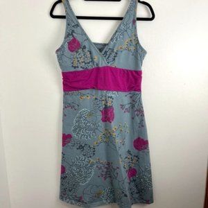 Patagonia Margot Grey & Pink Organic Cotton Summer Dress